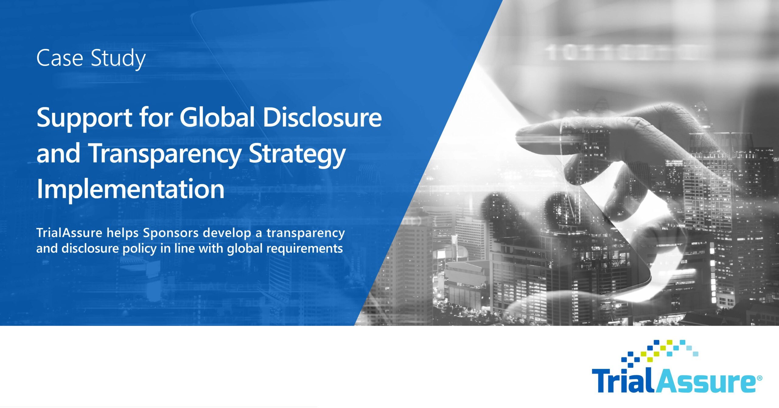 Support for Global Disclosure and Transparency Strategy Implementation