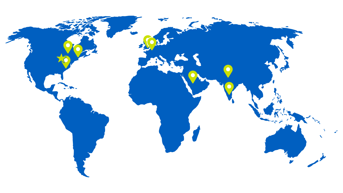 TrialAssure locations map